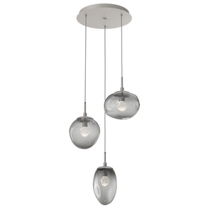 Hammerton Studio - CHB0069-03-BS-ZS-C01-L3 - LED Pendant - Cosmos - Beige Silver