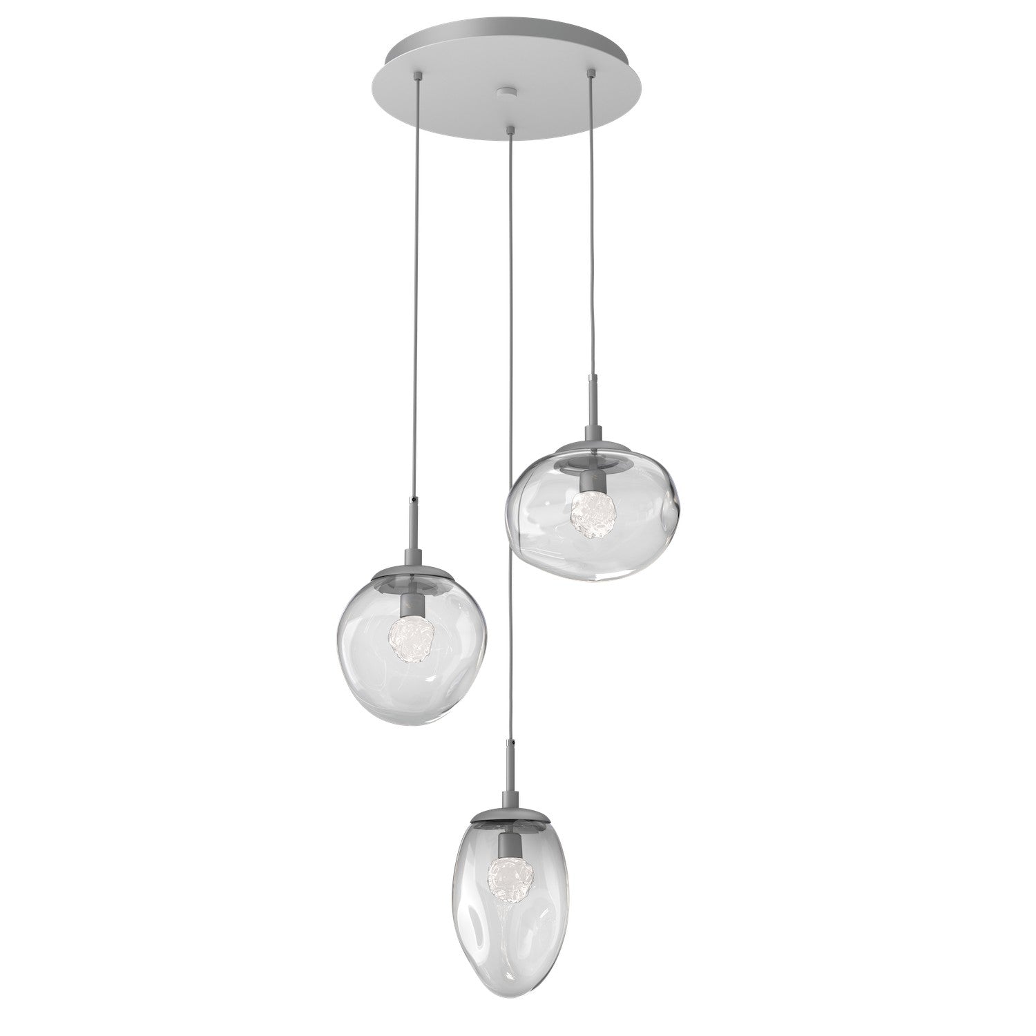 Hammerton Studio - CHB0069-03-CS-FC-C01-L3 - LED Pendant - Cosmos - Classic Silver