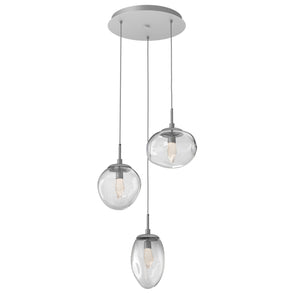 Hammerton Studio - CHB0069-03-CS-GC-C01-L3 - LED Pendant - Cosmos - Classic Silver