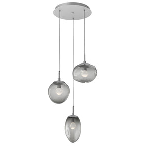Hammerton Studio - CHB0069-03-CS-ZS-C01-L3 - LED Pendant - Cosmos - Classic Silver