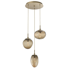 Hammerton Studio - CHB0069-03-GB-GB-C01-L3 - LED Pendant - Cosmos - Gilded Brass