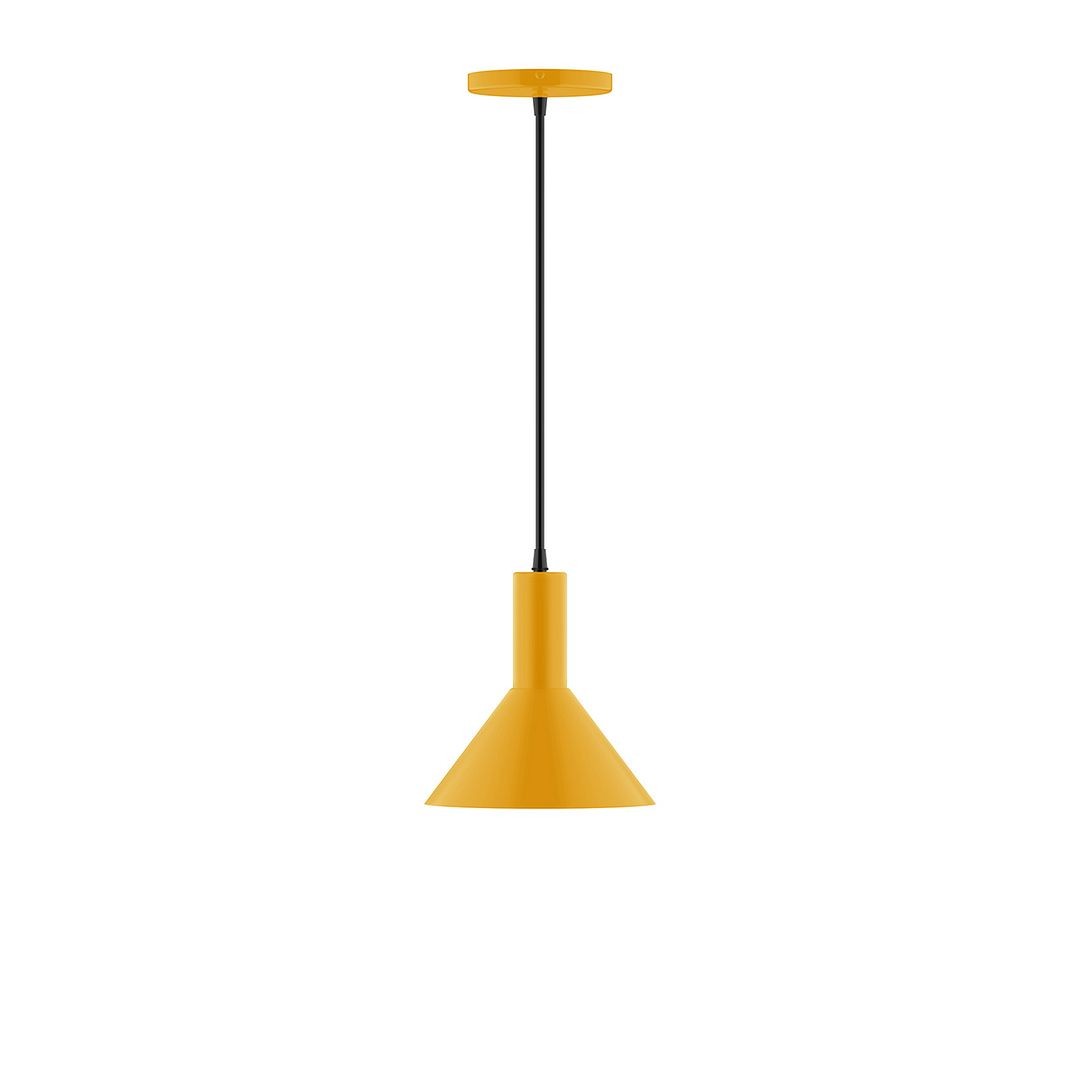 Montclair Light Works - PEBX451-21-C01 - One Light Pendant - Stack - Bright Yellow