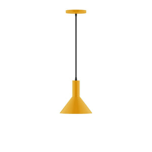 Montclair Light Works - PEBX451-21-C01 - One Light Pendant - Stack - Bright Yellow