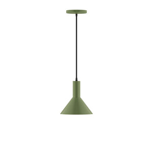 Montclair Light Works - PEBX451-22-C01 - One Light Pendant - Stack - Fern Green