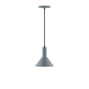 Montclair Light Works - PEBX451-40-C04 - One Light Pendant - Stack - Slate Gray