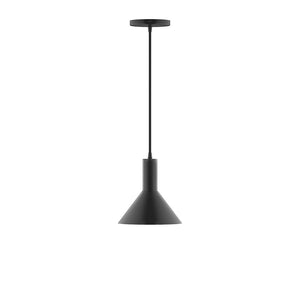 Montclair Light Works - PEBX451-41-C01 - One Light Pendant - Stack - Black