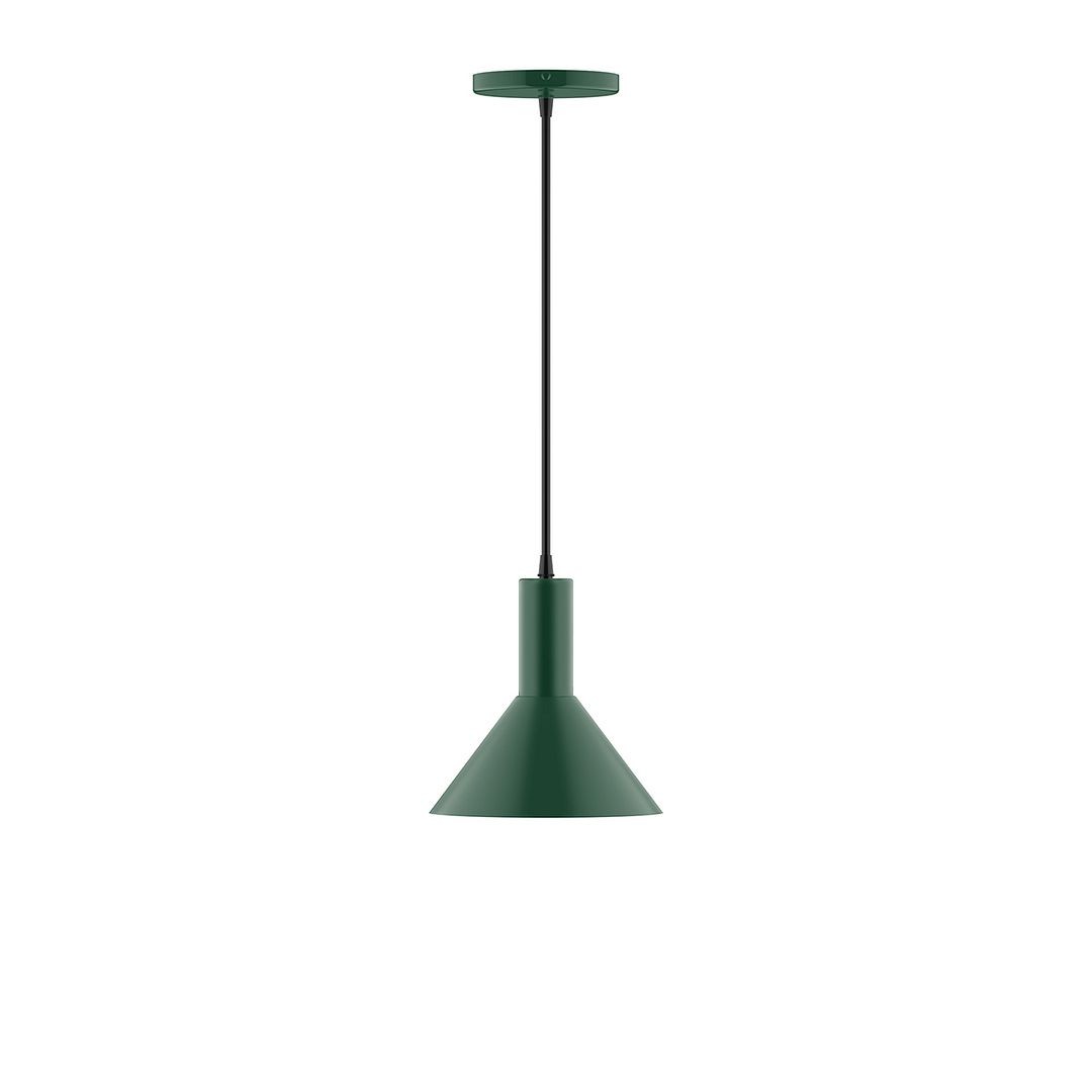 Montclair Light Works - PEBX451-42-C01 - One Light Pendant - Stack - Forest Green