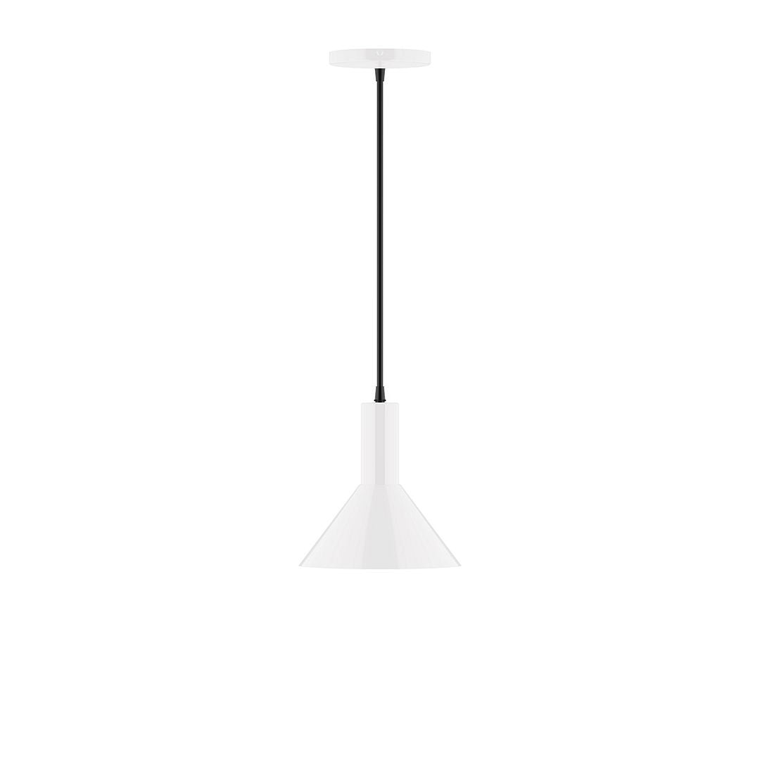 Montclair Light Works - PEBX451-44-C01 - One Light Pendant - Stack - White