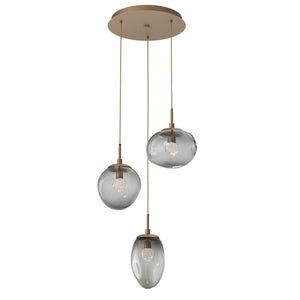 Hammerton Studio - CHB0069-03-NB-FS-C01-L3 - LED Pendant - Cosmos - Novel Brass