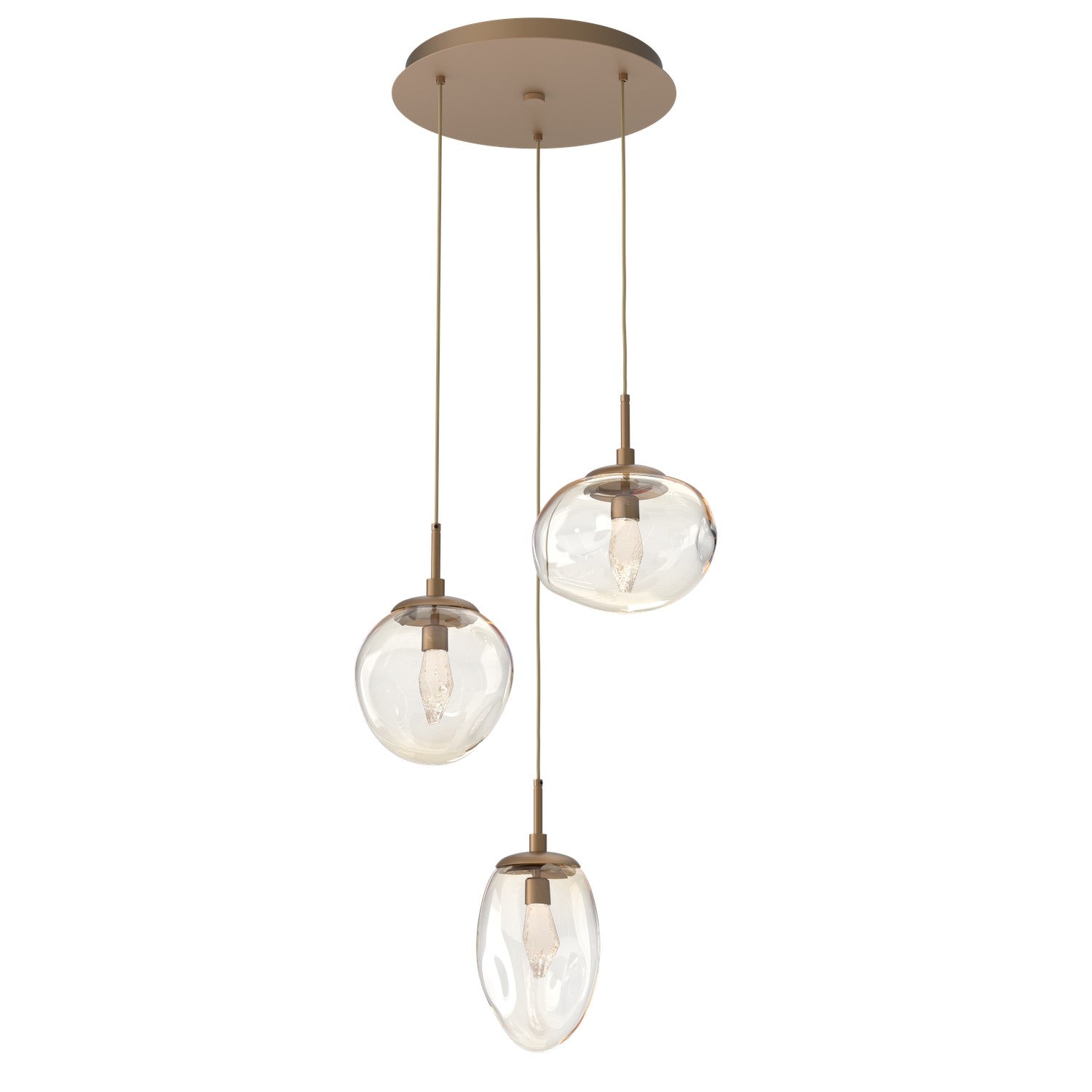 Hammerton Studio - CHB0069-03-NB-GA-C01-L1 - LED Pendant - Cosmos - Novel Brass