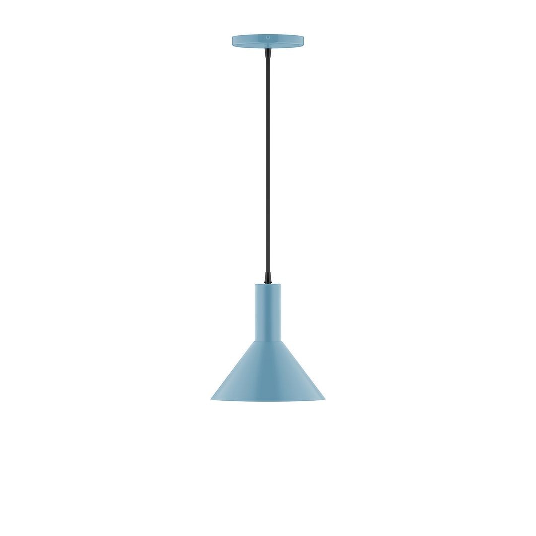 Montclair Light Works - PEBX451-54-C01 - One Light Pendant - Stack - Light Blue