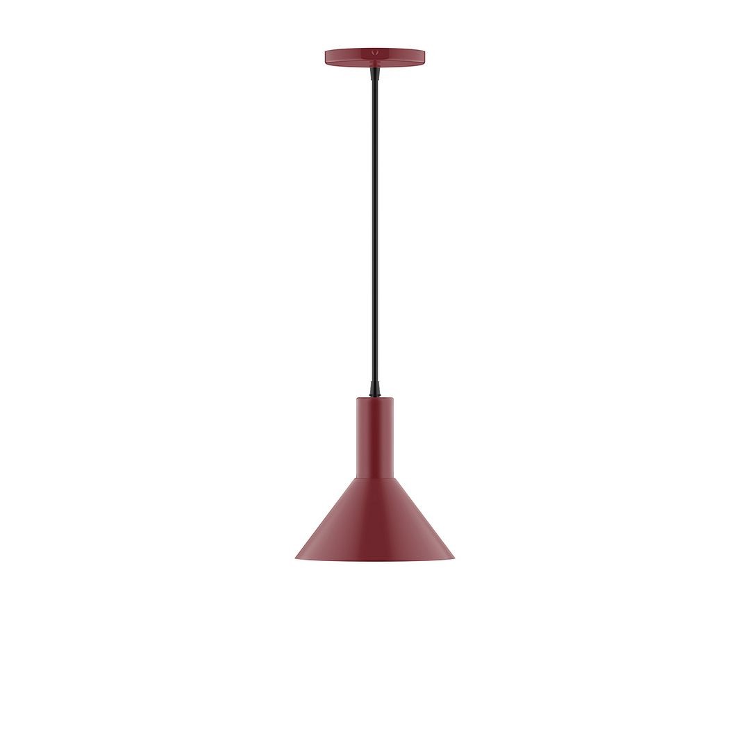 Montclair Light Works - PEBX451-55-C01 - One Light Pendant - Stack - Barn Red