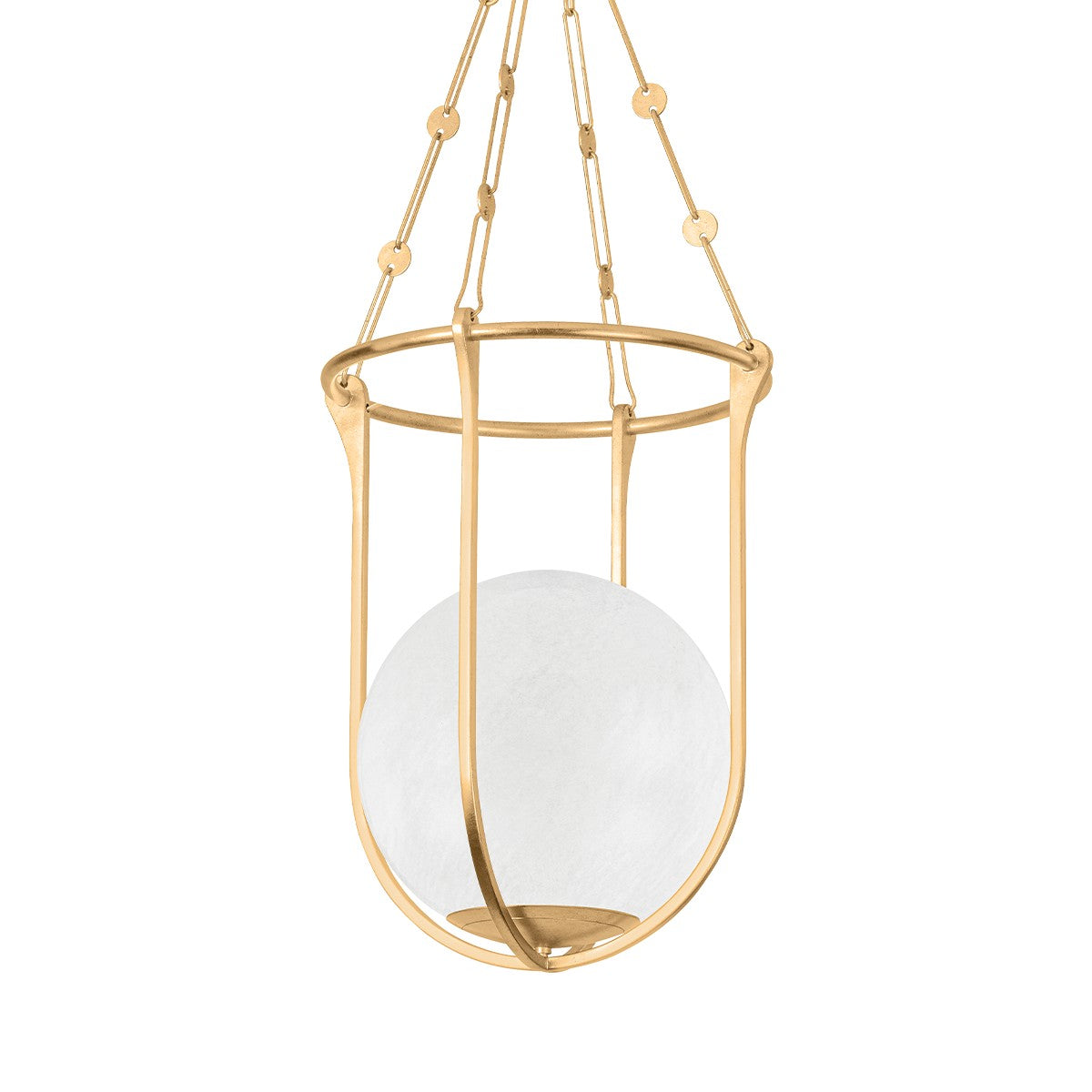 Hudson Valley - 1618-VGL - One Light Lantern - Verbank - Vintage Gold Leaf