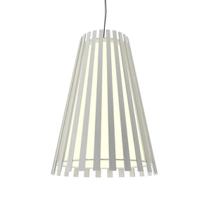 Accord Lighting - 1021.47 - One Light Pendant - Slatted - Organic White