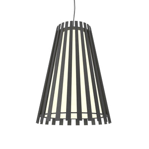 Accord Lighting - 1021.50 - One Light Pendant - Slatted - Organic Grey