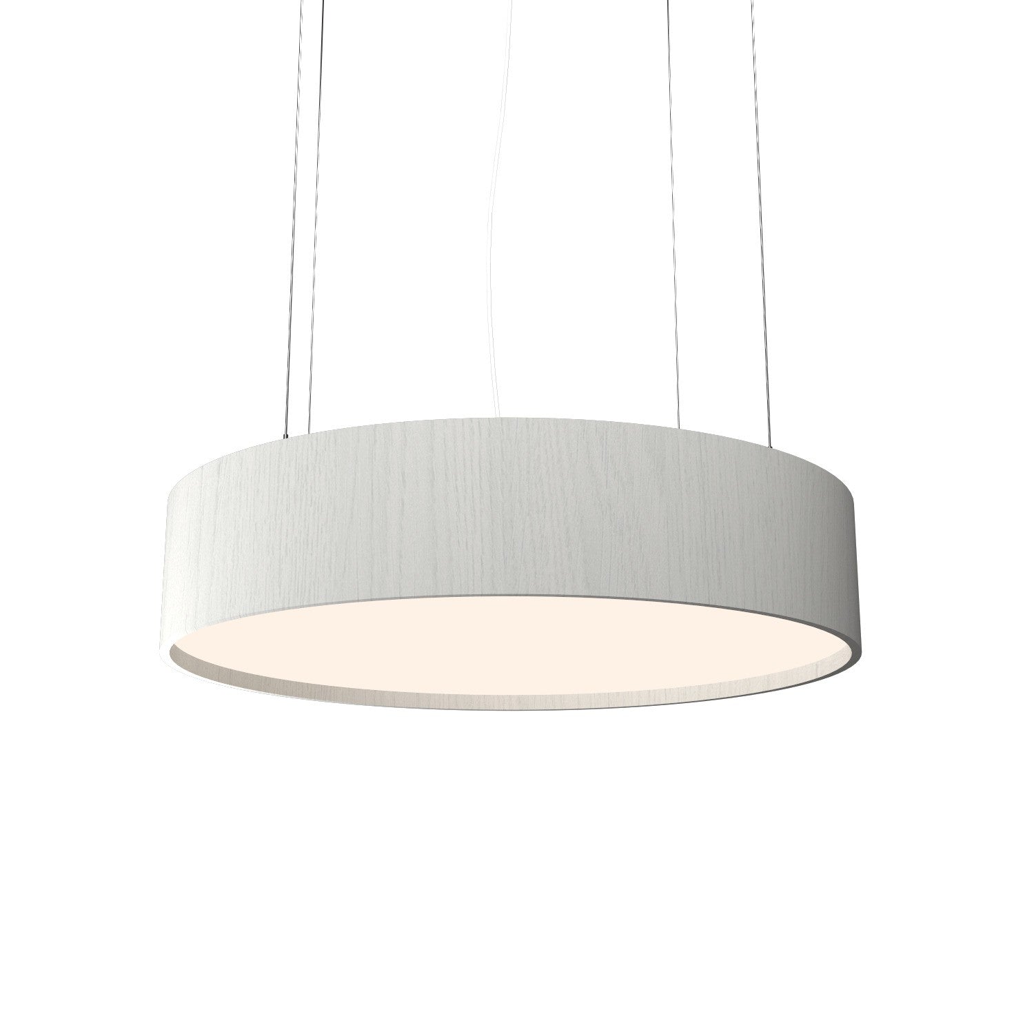 Accord Lighting - 1037.47 - Three Light Pendant - Cylindrical - Organic White