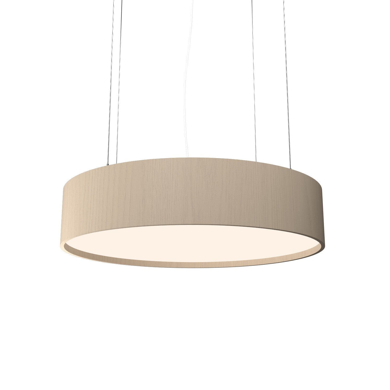 Accord Lighting - 1037.48 - Three Light Pendant - Cylindrical - Organic Cappuccino