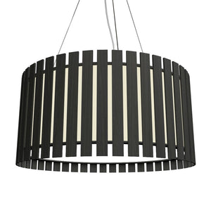 Accord Lighting - 1092LED.44 - LED Pendant - Slatted - Charcoal