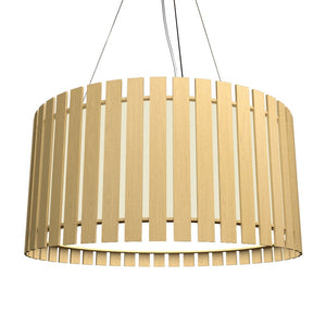 Accord Lighting - 1093LED.49 - LED Pendant - Slatted - Organic Gold