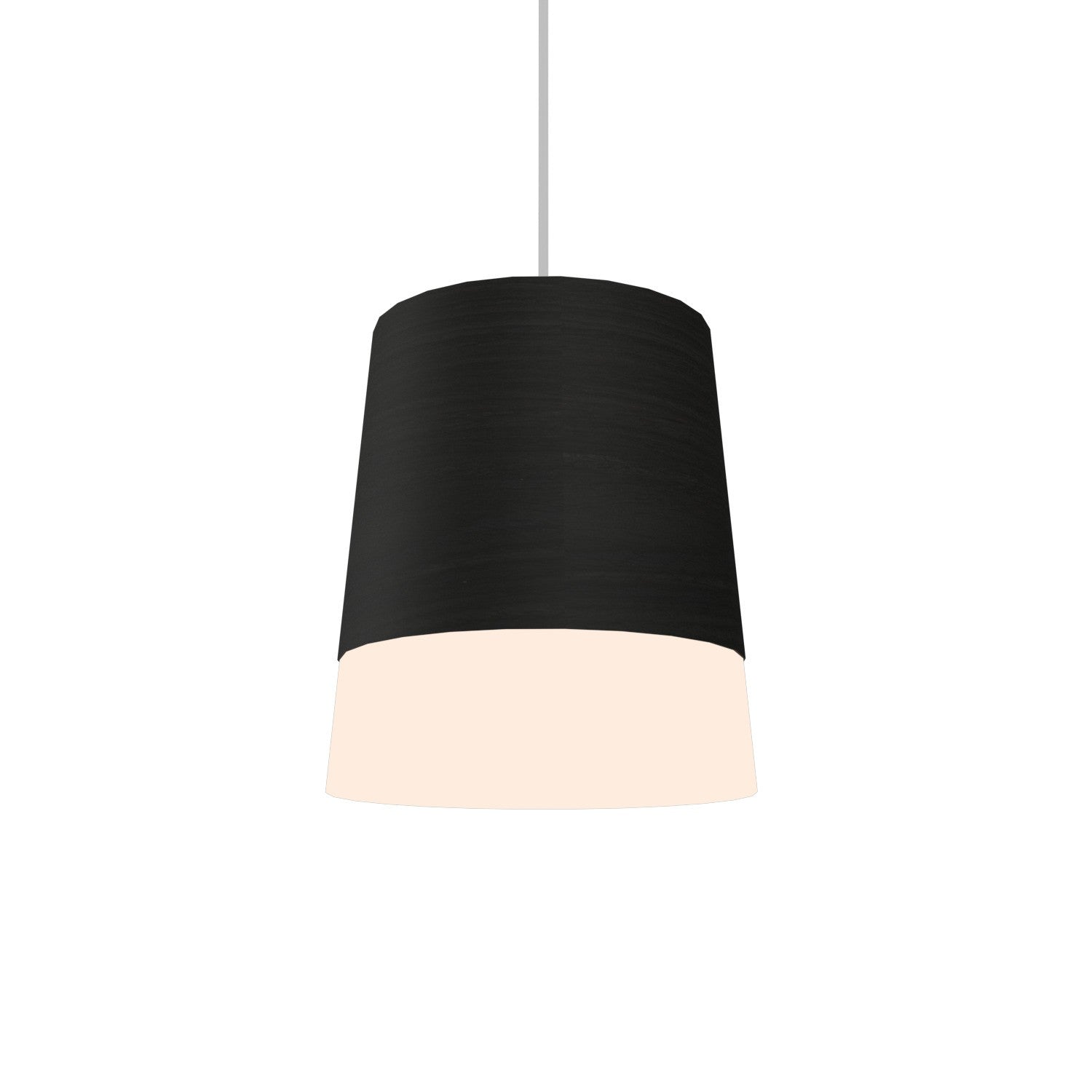 Accord Lighting - 1100.46 - One Light Pendant - Conical - Organic Black