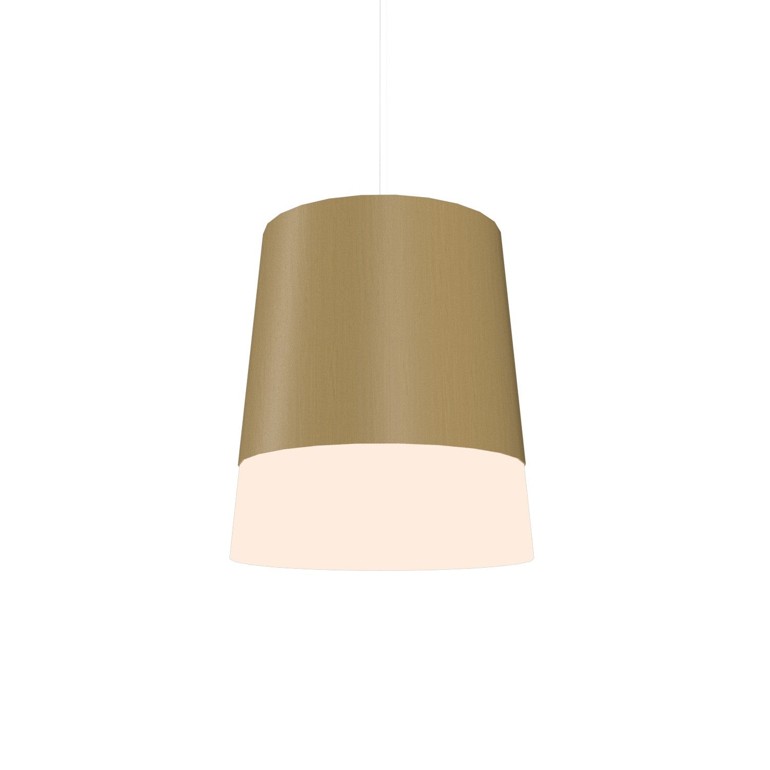 Accord Lighting - 1100.49 - One Light Pendant - Conical - Organic Gold