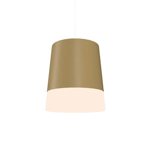 Accord Lighting - 1100.49 - One Light Pendant - Conical - Organic Gold