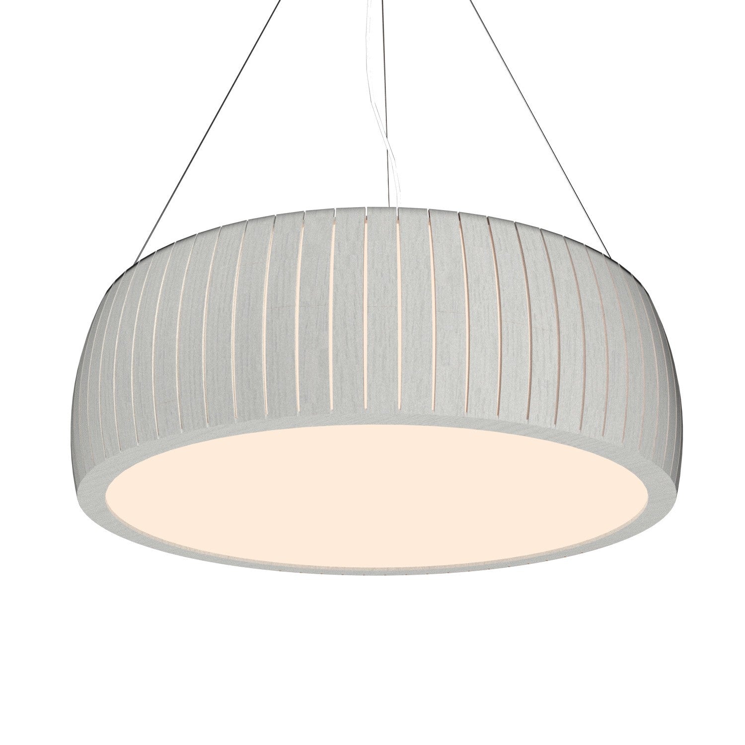 Accord Lighting - 1110.47 - Three Light Pendant - Barrel - Organic White