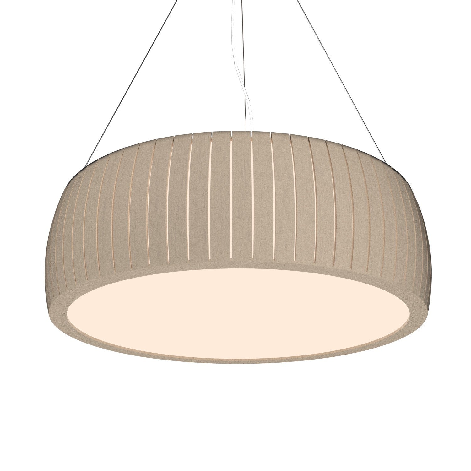 Accord Lighting - 1110.48 - Three Light Pendant - Barrel - Organic Cappuccino