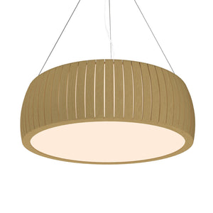 Accord Lighting - 1110.49 - Three Light Pendant - Barrel - Organic Gold