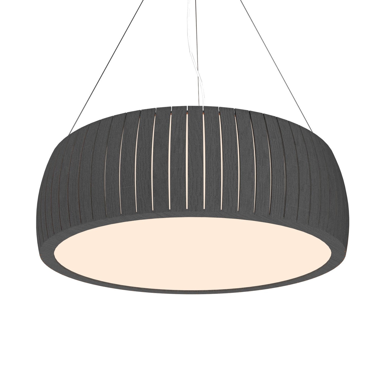 Accord Lighting - 1110.50 - Three Light Pendant - Barrel - Organic Grey