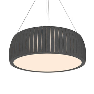 Accord Lighting - 1110.50 - Three Light Pendant - Barrel - Organic Grey