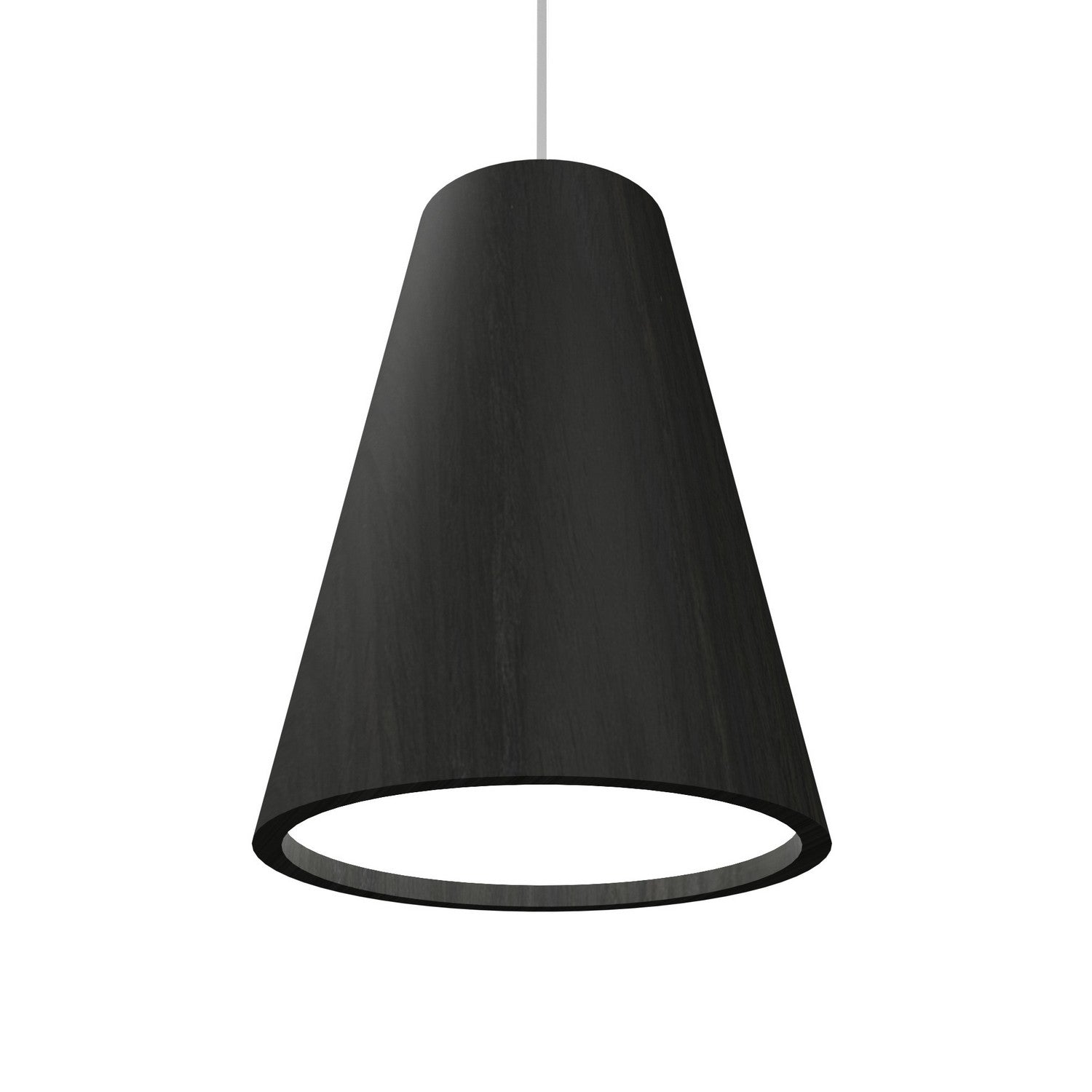 Accord Lighting - 1130.46 - One Light Pendant - Conical - Organic Black