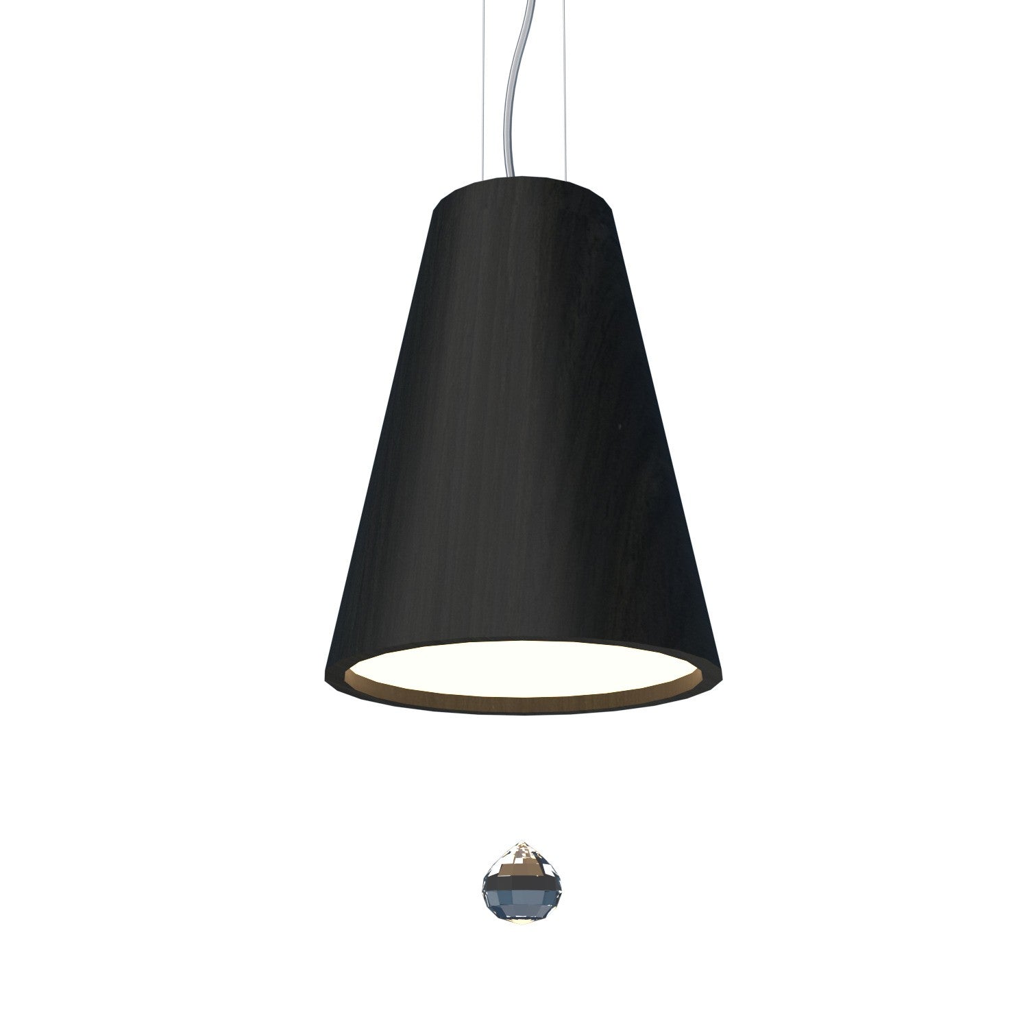 Accord Lighting - 1130C.46 - One Light Pendant - Conical - Organic Black