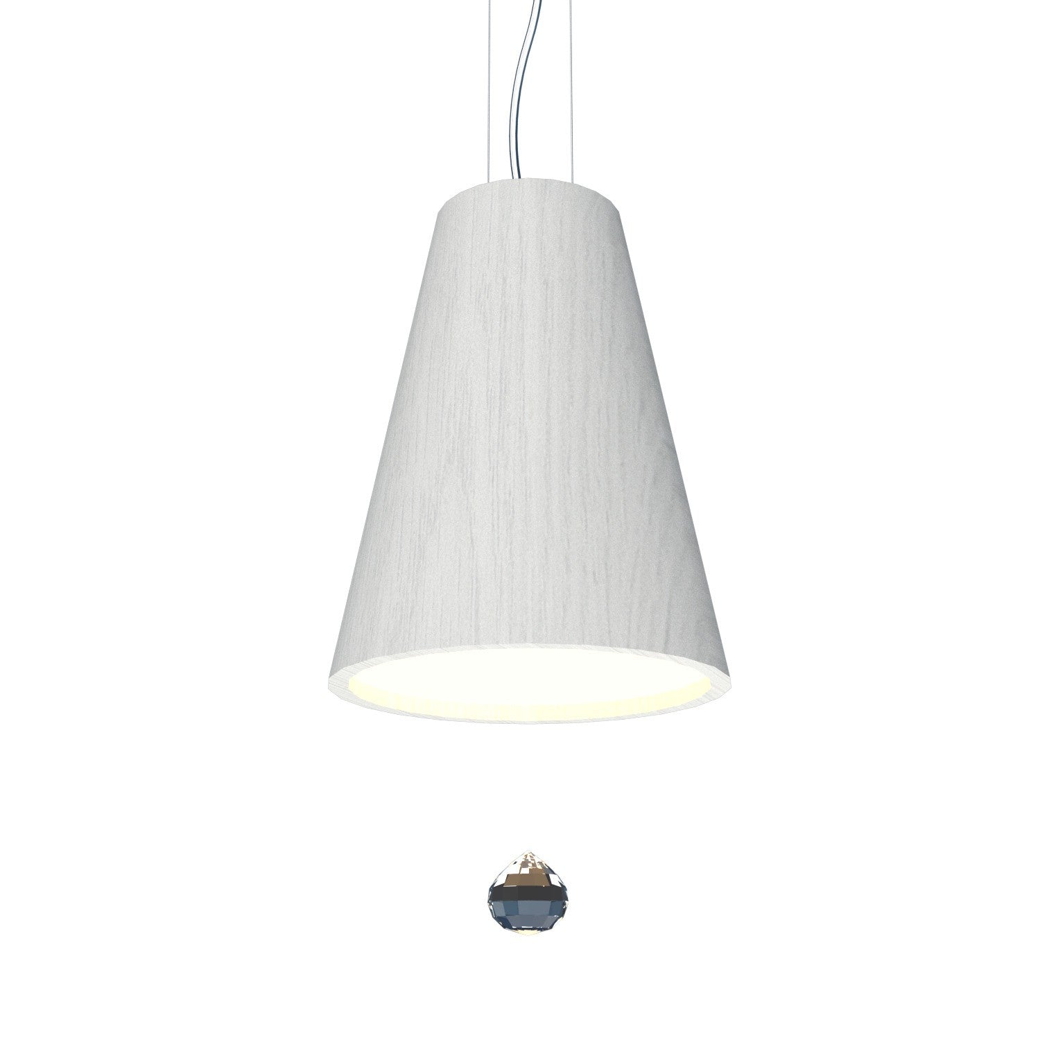 Accord Lighting - 1130C.47 - One Light Pendant - Conical - Organic White