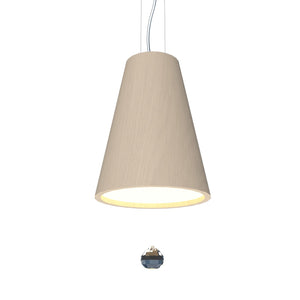 Accord Lighting - 1130C.48 - One Light Pendant - Conical - Organic Cappuccino