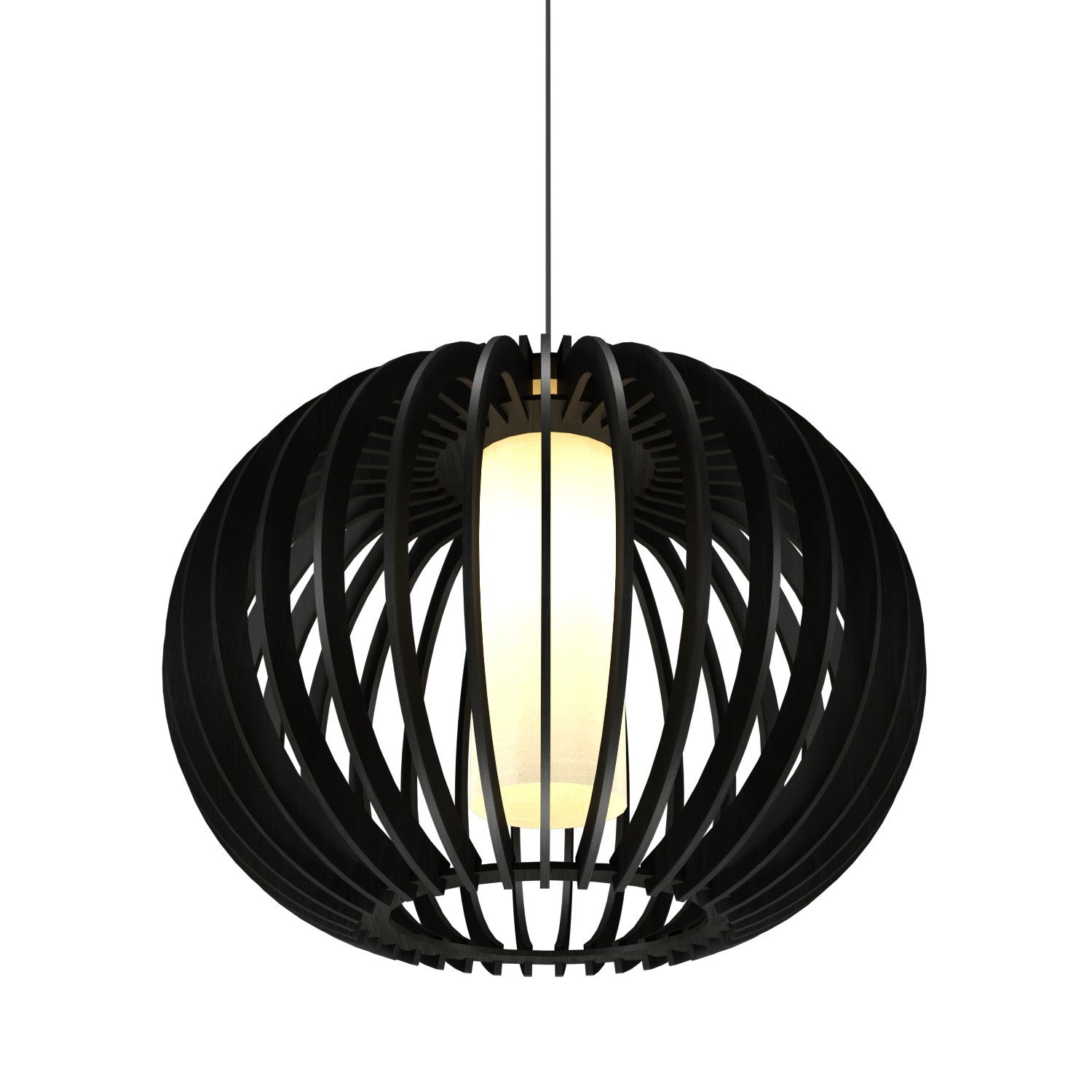 Accord Lighting - 1134.44 - One Light Pendant - Stecche di Legno - Charcoal