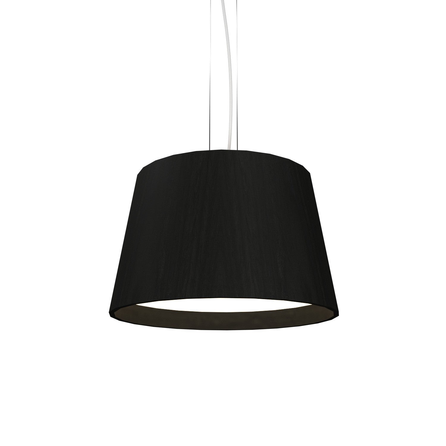 Accord Lighting - 1145.46 - Three Light Pendant - Conical - Organic Black