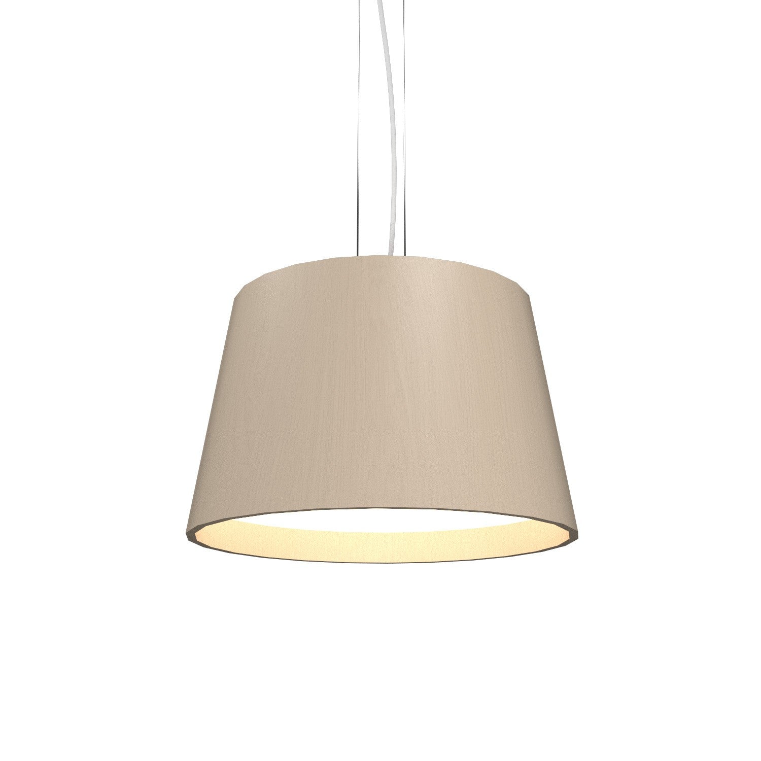 Accord Lighting - 1145.48 - Three Light Pendant - Conical - Organic Cappuccino