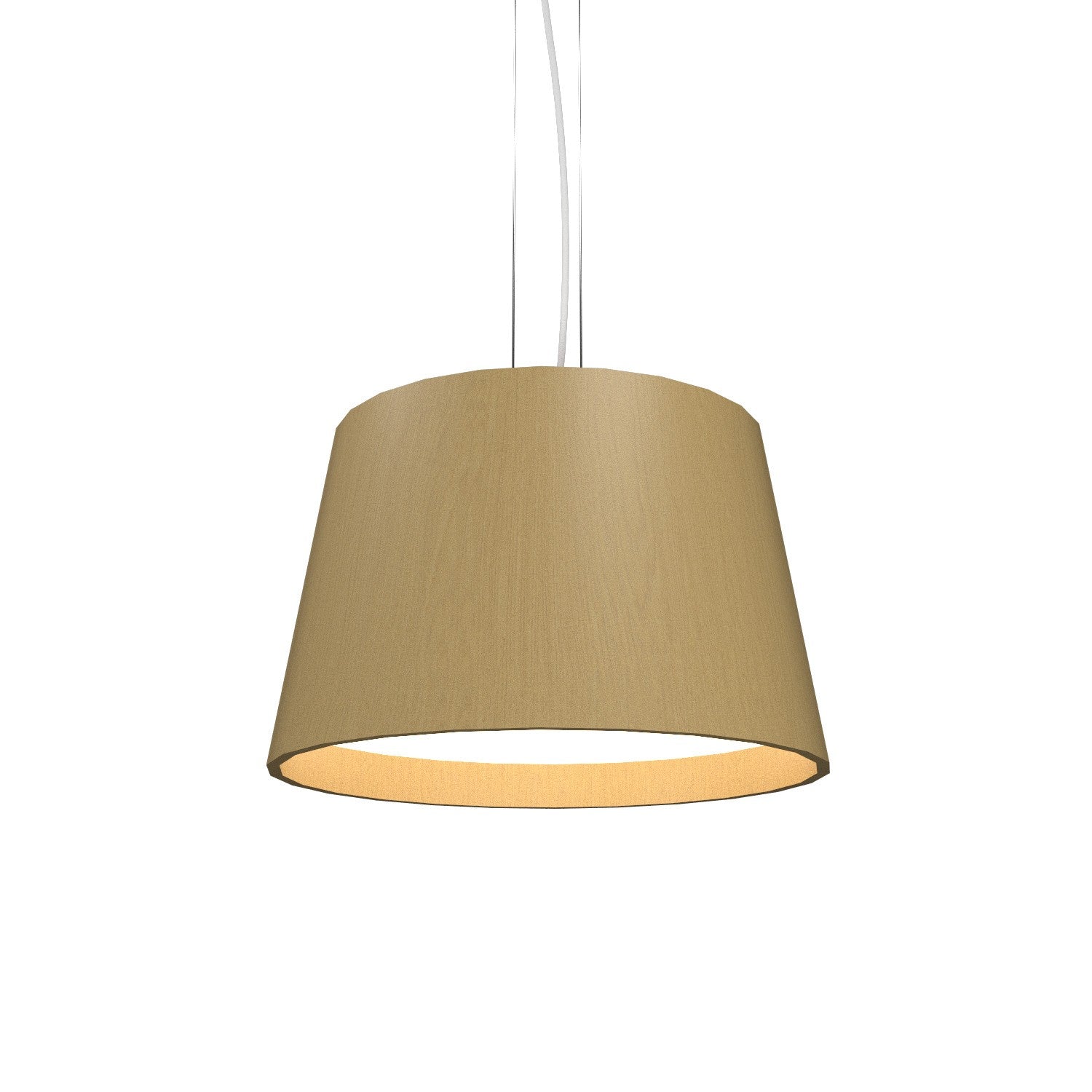 Accord Lighting - 1145.49 - Three Light Pendant - Conical - Organic Gold