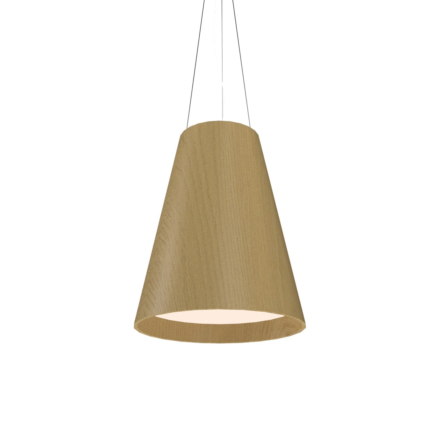 Accord Lighting - 1146.49 - Three Light Pendant - Conical - Organic Gold