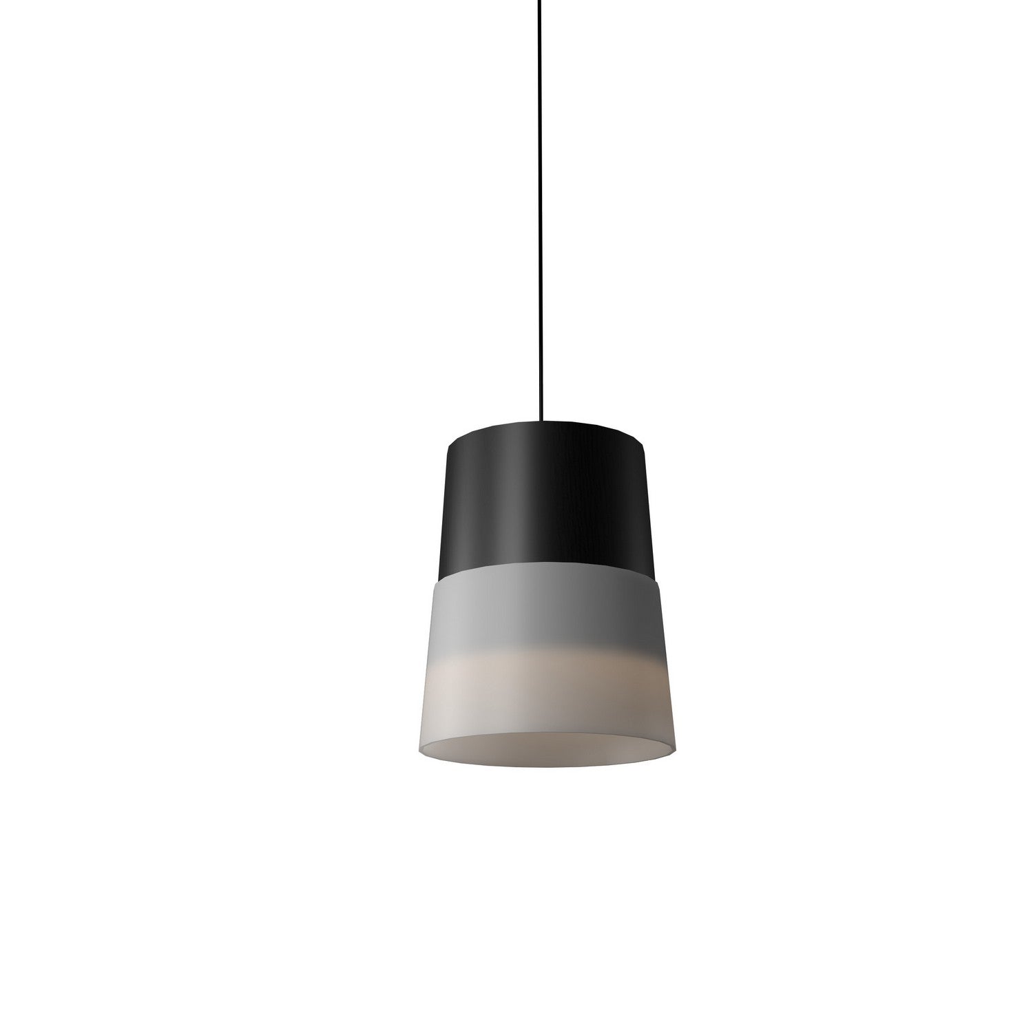 Accord Lighting - 1151.46 - One Light Pendant - Conical - Organic Black