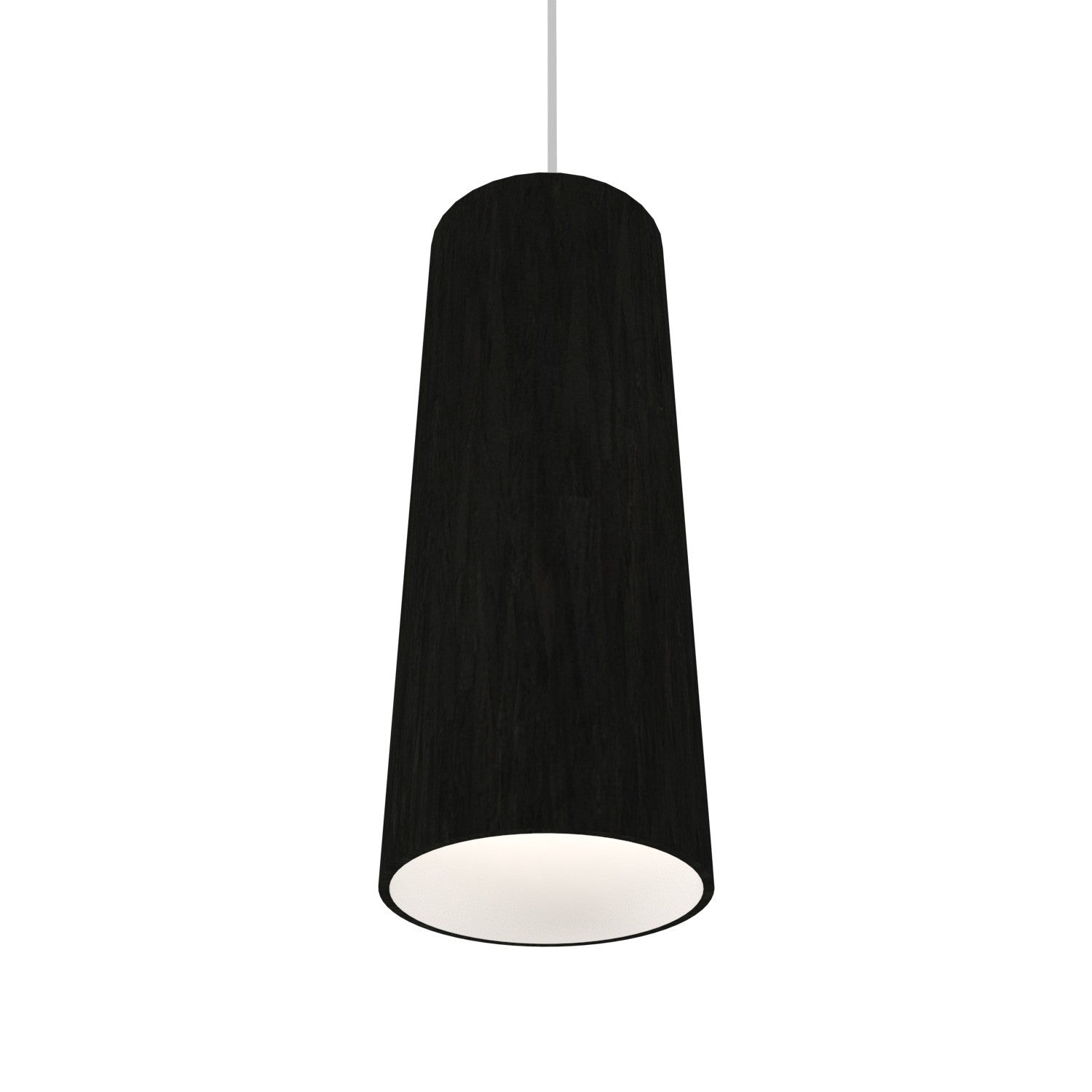 Accord Lighting - 116.46 - One Light Pendant - Conical - Organic Black