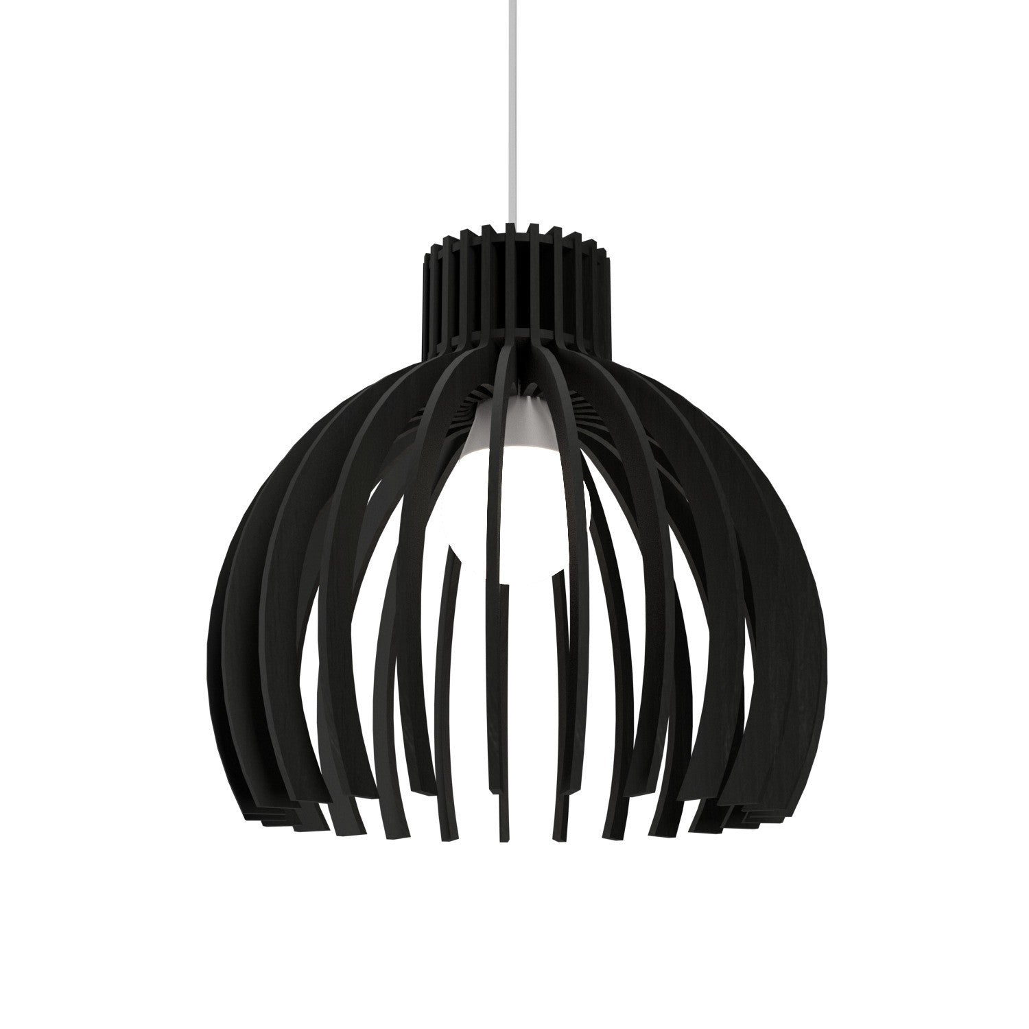 Accord Lighting - 1180.46 - One Light Pendant - Stecche di Legno - Organic Black