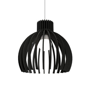 Accord Lighting - 1180.46 - One Light Pendant - Stecche di Legno - Organic Black