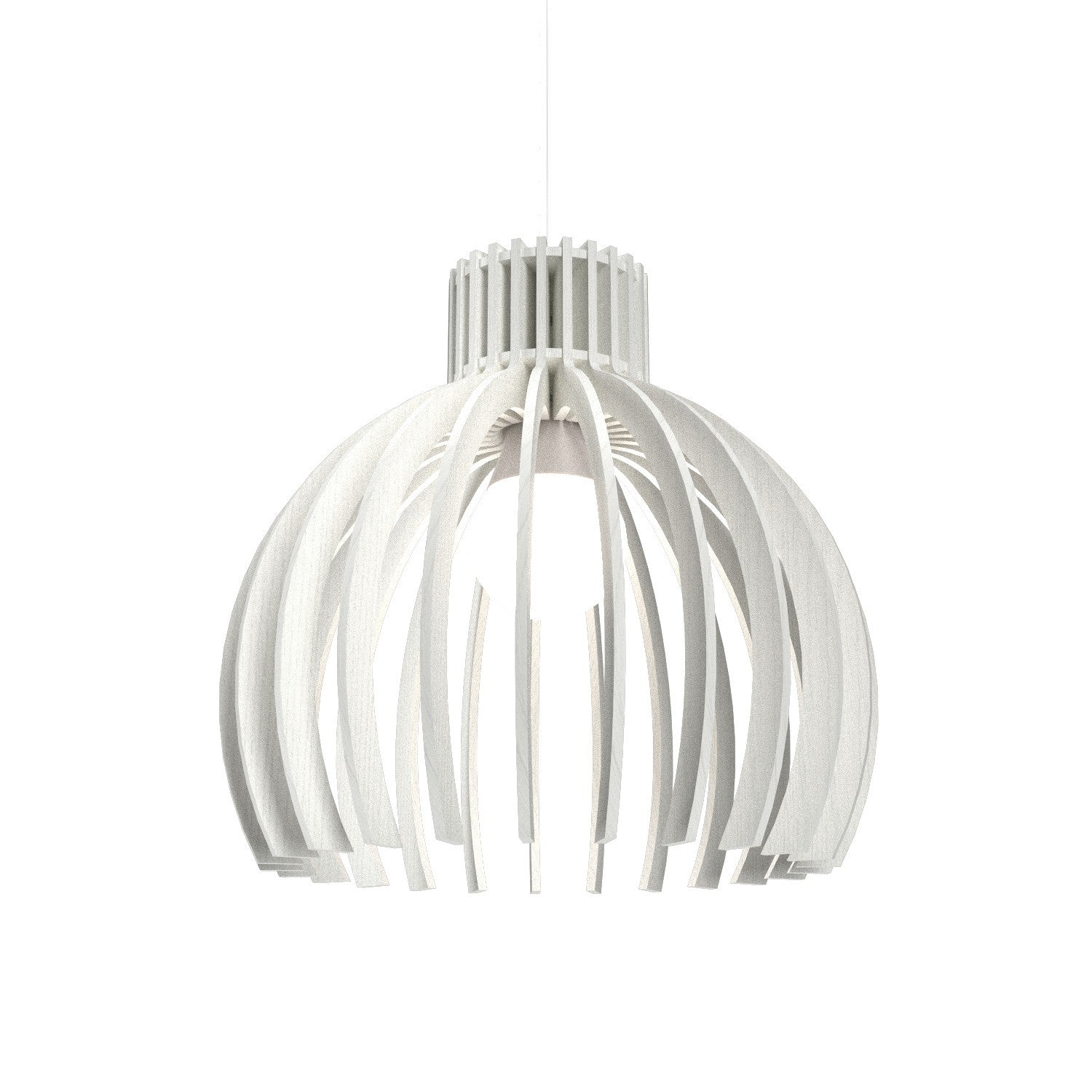 Accord Lighting - 1180.47 - One Light Pendant - Stecche di Legno - Organic White