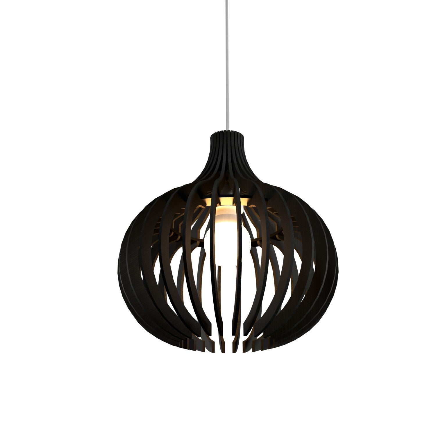 Accord Lighting - 1182.46 - One Light Pendant - Stecche di Legno - Organic Black