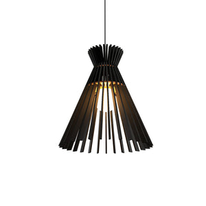 Accord Lighting - 1183.46 - One Light Pendant - Stecche di Legno - Organic Black