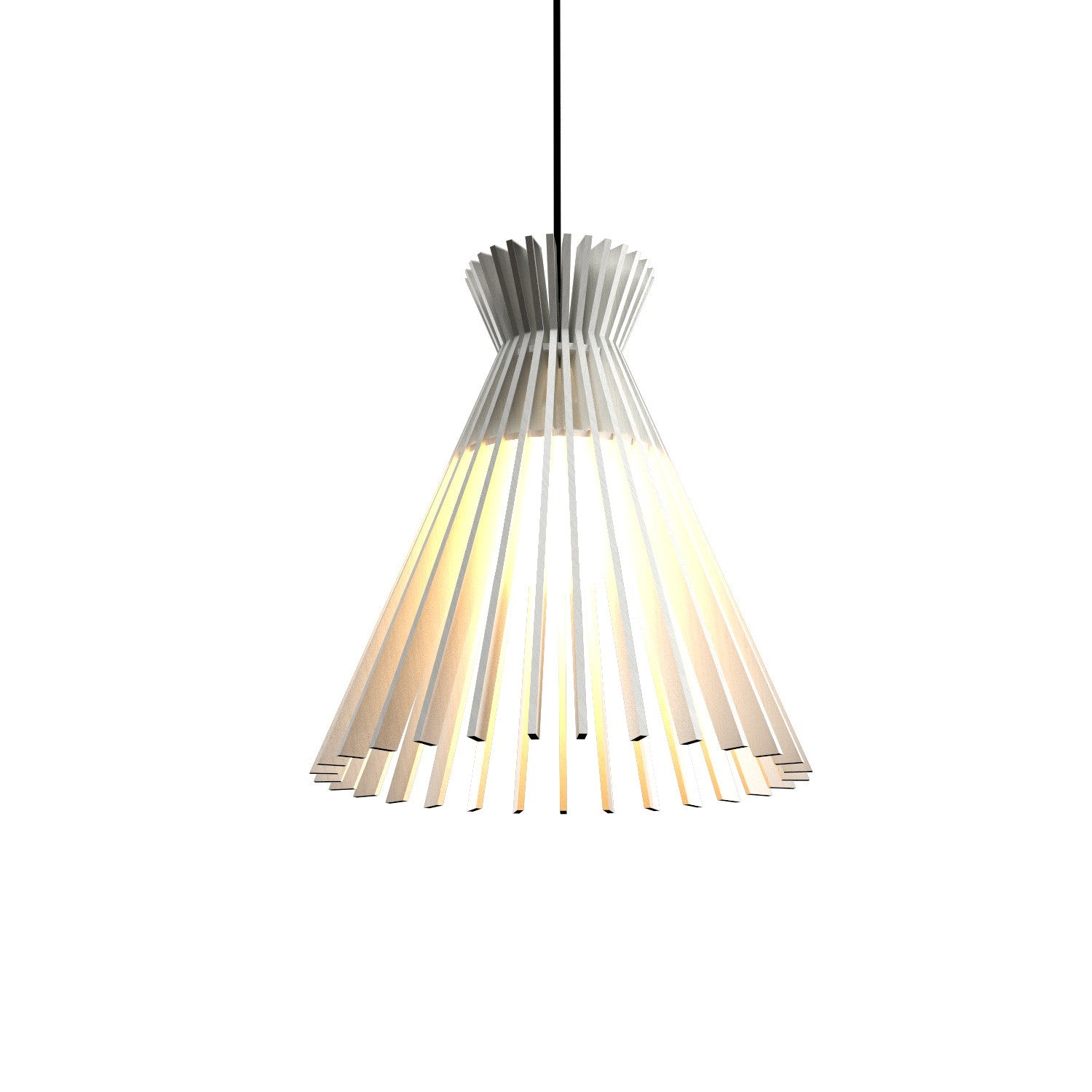 Accord Lighting - 1183.47 - One Light Pendant - Stecche di Legno - Organic White