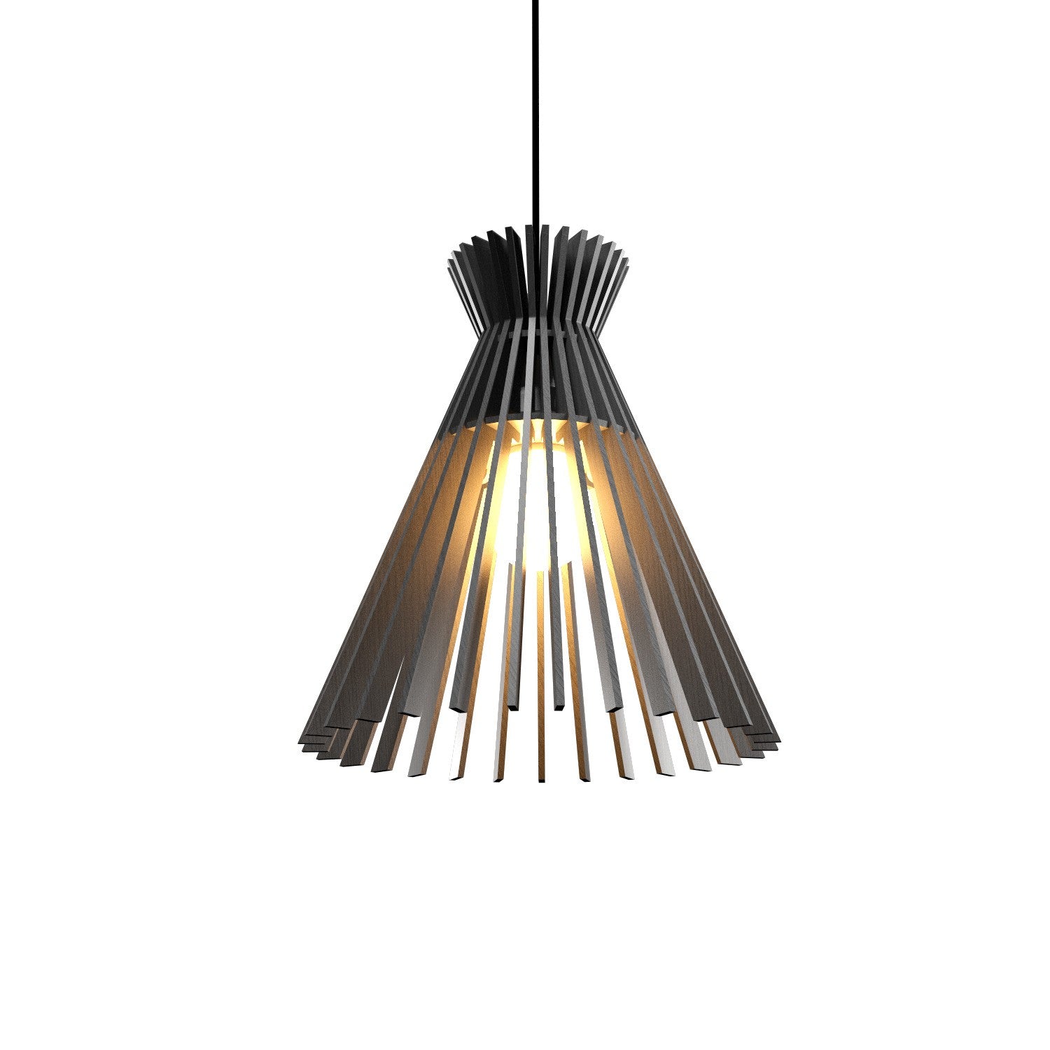 Accord Lighting - 1183.50 - One Light Pendant - Stecche di Legno - Organic Grey