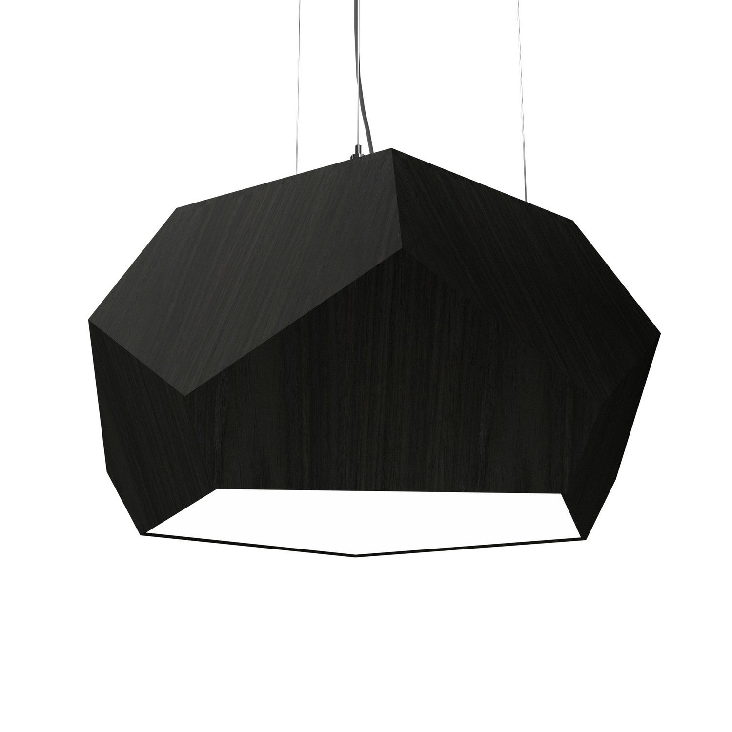 Accord Lighting - 1226.46 - One Light Pendant - Facet - Organic Black